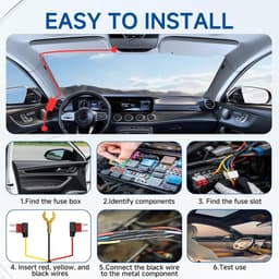Dash Cam Hardwire Kit, Dash Camera Auto Oplader - ShopVlot — thumbnail 3