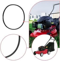 Aandrijfriem V-riem vervangend onderdeel - Binnenomtrek 750 mm - Buitenomtrek 772 mm - Breedte 10 mm - Compatibel met MTD/Troy-Bilt - Rubber/vezelmaterialen - Grasmaaier Riem — thumbnail 2