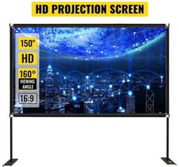 Beamer Scherm - Projector Screen - Projector Scherm - Projector Doek - Projector Scherm voor Beamer - Home Cinema Thuisbioscoop - Draagbare Beamer - Tripods — thumbnail 5