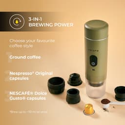CHiATO brewPLAY Smart Draagbaar espresso apparaat – Groen — thumbnail 3