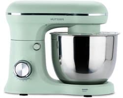 Kneedmachine voor Bakwaren - Keukenmachine Mixer - Deeg Maken - 1500 Watt Vermogen - 5 Liter Kom - Mint