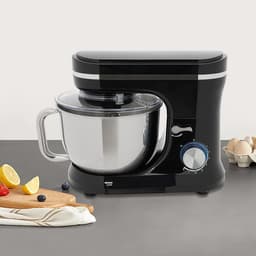 Keukenmachine - Deegmachine Mixer - Bakken en Koken - Stil & Krachtig - 45 Liter - Zwart — thumbnail 2