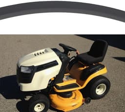 V-riem 122x1/2" - compatibel met i1046/LT 1045/LT 1046 - schokbestendig - bordaandrijfsysteem - motorvermogen overbrengen - soepel maaien - Grasmaaier Riem — thumbnail 5