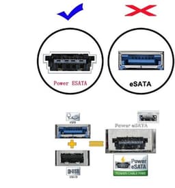 Externe harde schijf kabel - data overzenden - dubbel verbinding — thumbnail 5