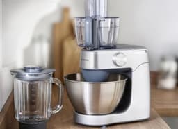 Keukenmachine - Mixer Kom - Bakken en Koken - Inclusief Weegschaal - 4.3L Kom - Zilver — thumbnail 5