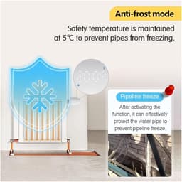 Radiatorthermostaatkraan - Slimme thermostaat - Energie besparen - Automatische aanpassing - 4 stuks - Wit — thumbnail 3