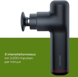 Thijox - Massagepistool Sensitive Compact - 3 Opzetstukken - Zachte Triggerpointmassage - 3 Intensiteitsniveaus - Ideaal voor Gevoelige Lichaamszones — thumbnail 2