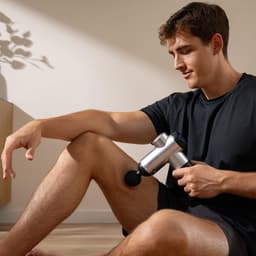 Thijox - Massagepistool met 99 Intensiteitsniveaus, 8 SkinCare Massagekoppen, LCD-Display, Borstelloze Motor, 2 Uur Looptijd, Snelheid 2800-3200 RPM, — thumbnail 3