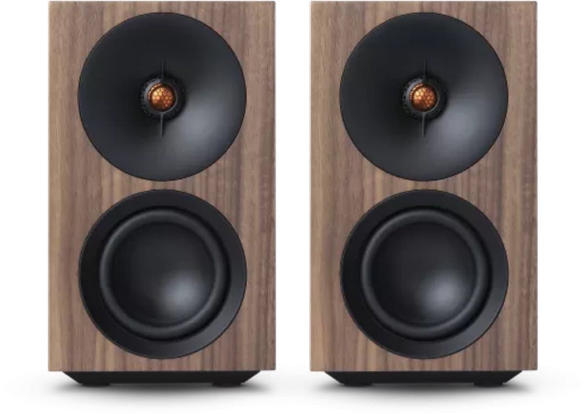 Cambridge Audio L/R S Walnoot Compacte Actieve Luidsprekerset — afbeelding 1