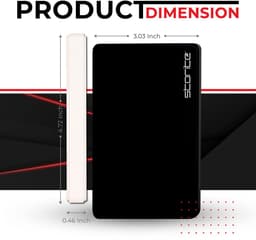 Externe harde schijf 1TB - USB 3.0 - zwart - snelle gegevensoverdracht - ShopVlot — thumbnail 2