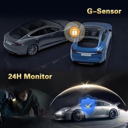 4-Kanal Dashcam Full HD 1080P met 360° Zicht, Nachtzicht en 64GB Geheugen — thumbnail 3