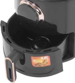 Elektrische Airfryer - Heteluchtfriteuse - Snel en Gezond Koken - 6 Voorgeprogrammeerde Functies - 4.8 Liter - Zwart — thumbnail 2
