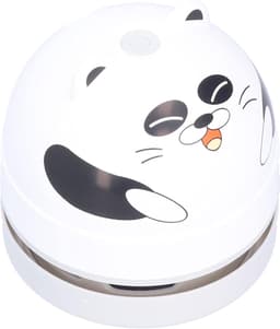 Mini Stofzuiger - Bureau Reiniger - Bureau Schoonmaken - USB Oplaadbaar - 13 cm Hoog - Wit — thumbnail 5