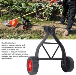 Dailygoods- Draadtrimmer Steunwielen - Verstelbare Hoogte - Universeel Compatibel - Duurzaam Kunststof - Extra Stabiliteit - Voor Grasmaaier - Grasmaaierwielen — thumbnail 4