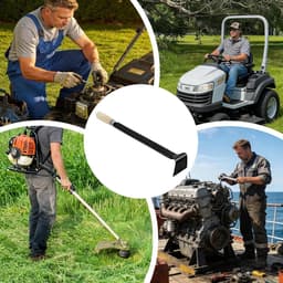 Grasmaaier Schraper - Reinigingsgereedschap Tuin - Onderhoud Gazon - Ergonomische Lange Handgreep - 40 x 9 x 8 cm — thumbnail 4