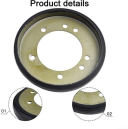 Dailygoods- Grasmaaier Schijf Aluminium - Rotary Drive Disc - Vervangt Ariens 09475300 - Voor Homelite/Jacobson - Voor Murray 35550 - Lichtgewicht Materiaal - Maaier Schijf — thumbnail 4
