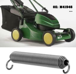 Dailygoods- Verlengveer 187 mm - Draaddiameter 2,3 mm - Buitendiameter 22 mm - Veerstaal - Compatibel met John Deere - Betrouwbare spanningsondersteuning - Grasmaaierveer — thumbnail 5
