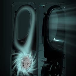 Tower Fan - Ventilator Staande Fan - Ruimte Koelen - Bladeless Design - 9 Wind Sensations - Wit — thumbnail 3