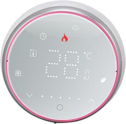 Slimme Thermostaat - Programmeerbare Regelaar - Energie Besparen - Dun Paneel Ontwerp - 13 Mm Inbouw - Wit — thumbnail 1
