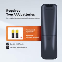 SnelShoppen - Vervangende Afstandsbediening voor 1080P Filmprojector - Compatibel met Mini Beamer en Projector - Ideaal voor Thuisbioscoop en Feestjes — thumbnail 3