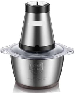 Elektrische Vleesmolen - 500W - Foodprocessor - Hakmolen - 2L RVS Keukenmachine - 2 Snelheden - voor Vlees - Noten en Groenten - Eenvoudig Schoon te Maken - Standaard — thumbnail 3