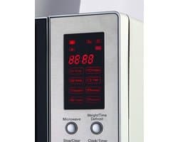 Magnetron – Microgolfoven – Kleine Oven – Keukenoven – Digitale Magnetron – 23 Liter Inhoud – 800 Watt Vermogen – Roestvrij Stalen Behuizing