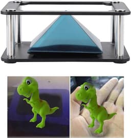 Hologramm,Hologram Projector,Hologram Driehoek,Hologram Piramide,Proyector Holograma 3D 3D Holografische Display Stands Projector 3.5-6Inch Mobiele Smartphone Hologram (Cilindrisch) — thumbnail 2