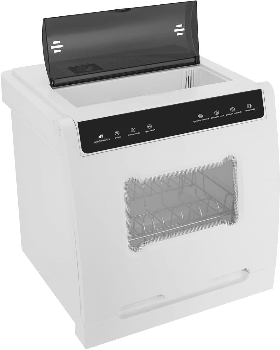 Tafelvaatwasser - Mini vaatwasser - Keuken Reinigen - Vier Wasprogramma's - 45 x 40 x 40 cm - Wit — afbeelding 1