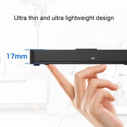 Externe DVD Drive - CD Brander Lezer - Bestanden Branden - Dubbele USB C — thumbnail 3