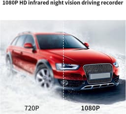 Auto Dash Cam - Autocamera Videorecorder - Veilig Rijden Vastleggen - Infrarood Nachtzicht - 120 Graden Groothoek - Zwart — thumbnail 5
