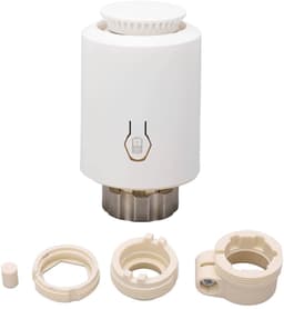 Radiator Thermostaat - Slimme Knop - Temperatuur Regelen - Draadloze Installatie - Compact Formaat - Wit — thumbnail 1
