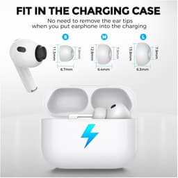 2-Pack Siliconen Large (L) Dopjes Oordopjes Vervanging Tips Geschikt voor AirPods Pro 3 (2025) — thumbnail 2