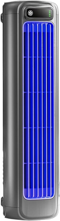 Stille Staande Ventilator - Geruisloze Koeler - Binnen Koelen - Vleugelloos Mechanisme - 312 cm - Grijs — thumbnail 1
