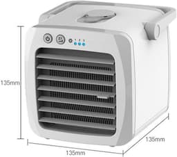 Draagbare airconditioner met ventilator, draagbare USB mini-airconditioner, multifunctionele koel- en bevochtigingsventilator, persoonlijke mini-airconditioner — thumbnail 5