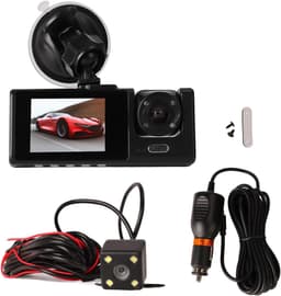 Dash Cam Voor Achter, 170° Groothoek 1080p Full HD Dash Camera, Nachtzicht, WDR, Accident Lock, Loop Recording, Parkeermonitor — thumbnail 1