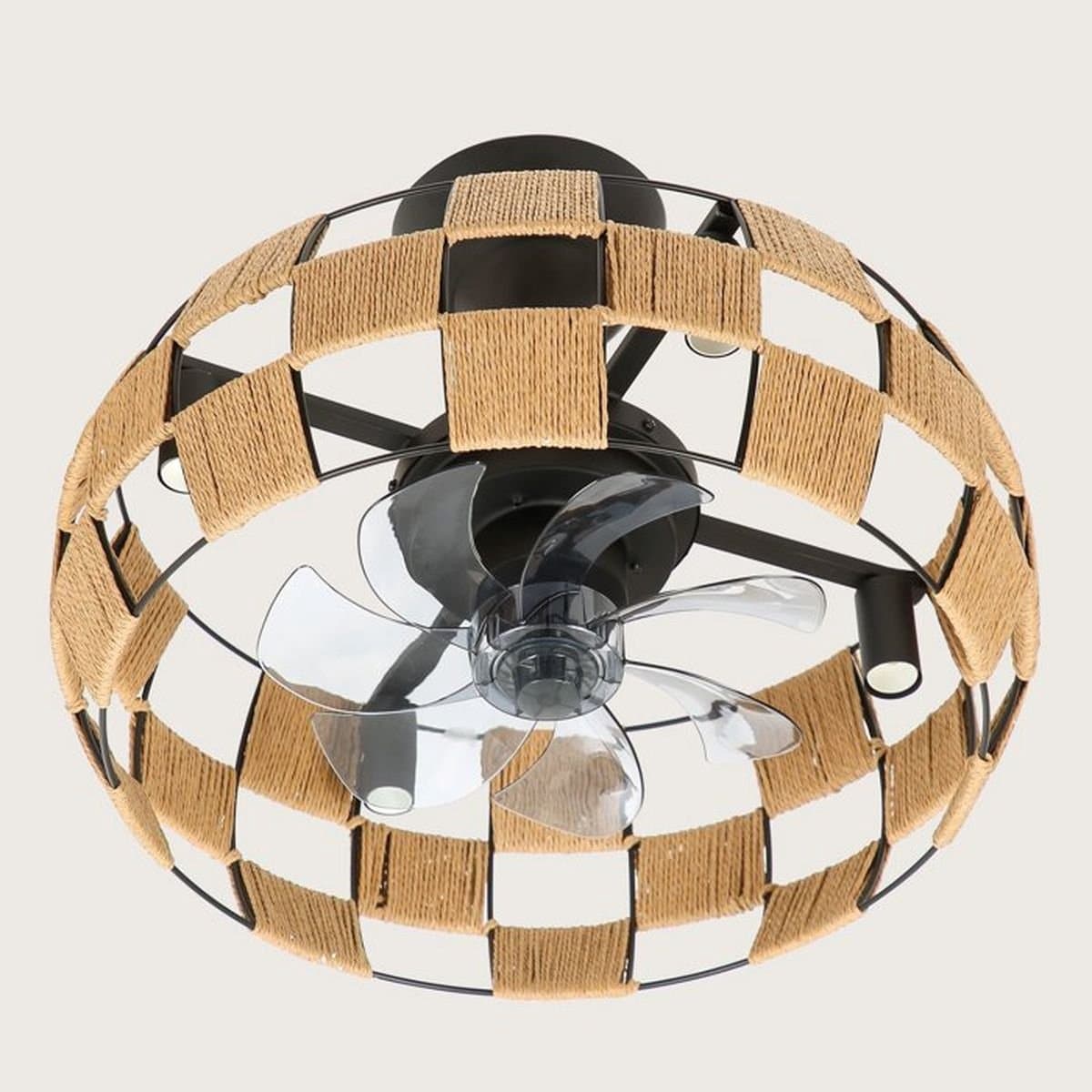 FARELEK – Brézana Ø48 cm – Plafondventilator – 7 ABS – 6 standen — afbeelding 1