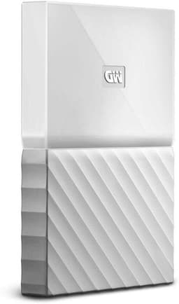 Externe Harde Schijf - Portable HDD - Bestanden Opslaan - Wachtwoord Beveiliging - 2TB - Wit — thumbnail 1