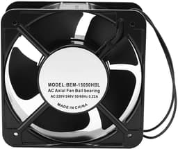 Axiale Ventilator - Luchtstroom Fan - Ruimte Koelen - Stille Werking - 185 CFM - Aluminium — thumbnail 5