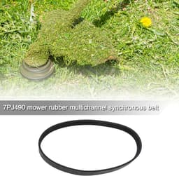 SnelShoppen - 7PJ490mm Grasmaaier Aandrijfriem 16mm Breed Rubber Synchronous Gesloten Lussen Vervangingsriem Geschikt voor Rotary Grasmaaiers — thumbnail 5