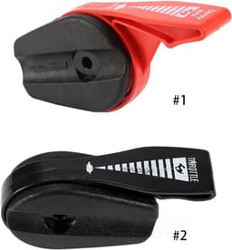 SnelShoppen - Throttle kabel met controle schakelaar voor grasmaaier, 165 cm, vervangingskit voor gazonmaaiers, zwart, eenvoudig te installeren, kabel — thumbnail 3