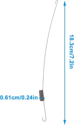 SnelShoppen - Gasveer Grasmaaier Motor 16562-ZE2-000 Geschikt voor Honda GX240 GX270 - Staal 18.3 cm - Duurzaam en Sterk — thumbnail 3