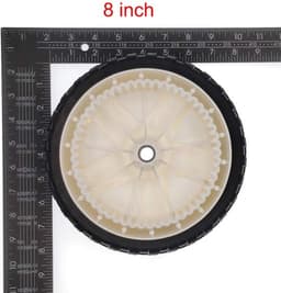 Aandrijfwiel Vervanging voor - 2 Wielen - Wielmaat 8" - Boring Maat 1/2" - Naafoffset 3/4" - Compatibel met diverse modellen - Maaiwiel — thumbnail 2