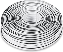 Teufel luidsprekerkabel 2.5mm² - luidsprekerkabel 2 x 2 -5 mm² 30m - wit — thumbnail 1