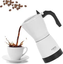 Camry CR 4415 - Elektrische Mokka pot - 300 ml - voor 6 kopjes - Wit — thumbnail 4