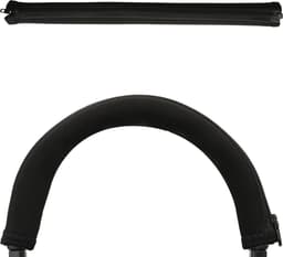 kwmobile cover voor koptelefoon hoofdband - geschikt voor AudioTechnica ATH SR5BT / SR5 - Koptelefoon band hoes van neopreen - In zwart — thumbnail 2