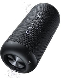 USAMS Waterdichte Draagbare Draadloze Speaker - 1800mAh - Zwart — thumbnail 1
