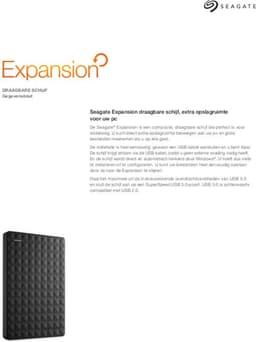 Seagate --- Expansion Portable - Externe harde schijf - 160GB — thumbnail 4