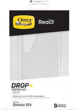 OtterBox React - Geschikt voor Geschikt voor - Samsung Galaxy S24 - Clear — thumbnail 9