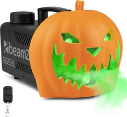 Rookmachine Halloween - Pompoen rookmachine met LED’s - Voor Halloweenfeestjes - met afstandsbediening — thumbnail 1