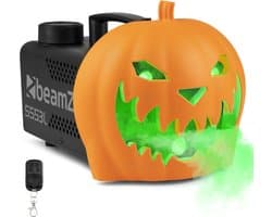 Rookmachine Halloween - Pompoen rookmachine met LED’s - Voor Halloweenfeestjes - met afstandsbediening